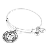 Number 9 Charm Bangle Bracelet Rafaelian Gold | Alex and Ani