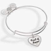 Maid of Honor Heart Bangle – Bridal Party Gift Jewelry Gold | Alex and Ani