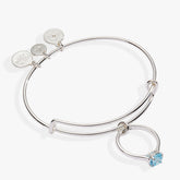 Bride-to-Be Charm Bangle Bracelet – Engagement or Bridal Shower Gift Silver | Alex and Ani