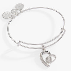 Mother of the Bride Wedding Bangle – Meaningful Jewelry Gift Silver | Alex and Ani
