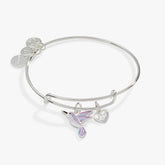 Joy' Hummingbird Duo Charm Bangle Bracelet Silver | Alex and Ani