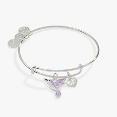 Joy' Hummingbird Duo Charm Bangle Bracelet Silver | Alex and Ani