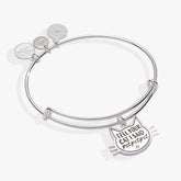 Tell Your Cat I Said Pst Pst Pst Bangle Silver | Alex and Ani