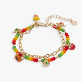 SOM - Trick or Treat Charm bracelet Gold | Alex and Ani