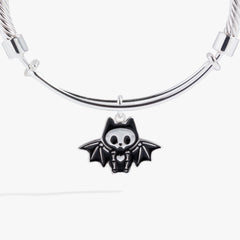 Bat Skeleton Bangle Bracelet Silver | Alex and Ani