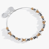 Ghost Beaded Bangle Two Tone | Alex and Ani