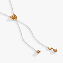 Cosmic Cowgirl Bolo Necklace Two Tone | Alex and Ani