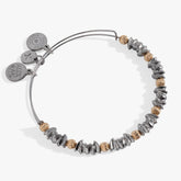 Beaded Bat Bangle Two Tone | Alex and Ani