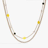 Double-Layer Lemon Necklace Gold | Alex and Ani