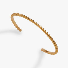 Ball Texture Cuff Bracelet Gold | Alex and Ani