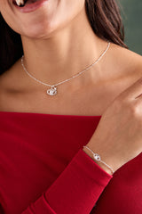 Evil Eye Inline Bracelet Silver | Alex and Ani