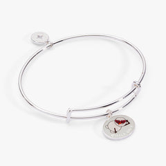 ‘Chill Out’ Charm Bangle Silver | Alex and Ani
