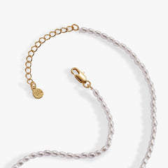 Moonlight Beach Pearl Charm Necklace Gold | Alex and Ani