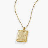 Harry Potter™ Mischief Managed Locket Necklace Gold | Alex and Ani