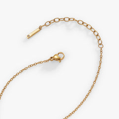 Baguette-necklace Stainless Steel Gold | Alex and Ani