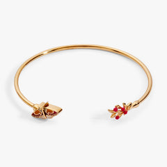 Woodland Moth Flex Cuff Gold | Alex and Ani