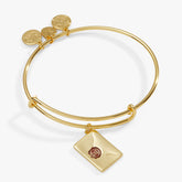 Harry Potter™ Acceptance Letter Charm Bangle Gold | Alex and Ani