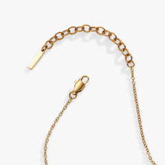 Triple Stone Stationed Necklace Stainless Steel Gold | Alex and Ani