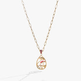 Mushroom Pendant Necklace Gold | Alex and Ani