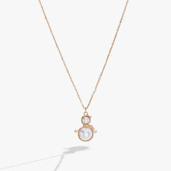 Snowwoman Necklace Shiny Gold | Alex and Ani