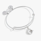 Star and Moon Charm Bangle Silver | Alex and Ani