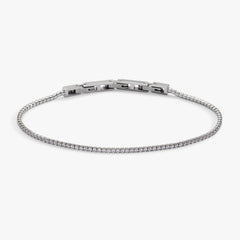 Mini Tennis Bracelet Stainless Steel Gold | Alex and Ani