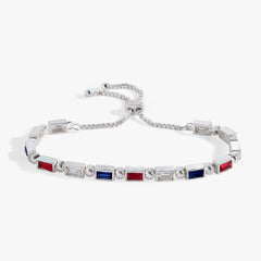 Red, White and Blue Baguette Bolo| Alex and Ani Silver | Alex and Ani