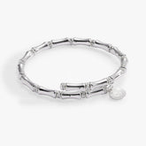 Bamboo Wrap Bracelet Silver | Alex and Ani
