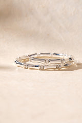 Bamboo Wrap Bracelet Silver | Alex and Ani