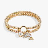 Dolphin Double Stretch Bracelet Two Tone | Alex and Ani