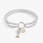 Fishbone Double Stretch Bracelet Two Tone | Alex and Ani