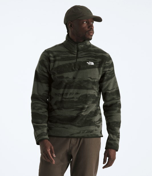 The North Face Men’s Glacier Fleece ¼-Zip—Print