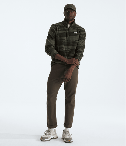 The North Face Men’s Glacier Fleece ¼-Zip—Print