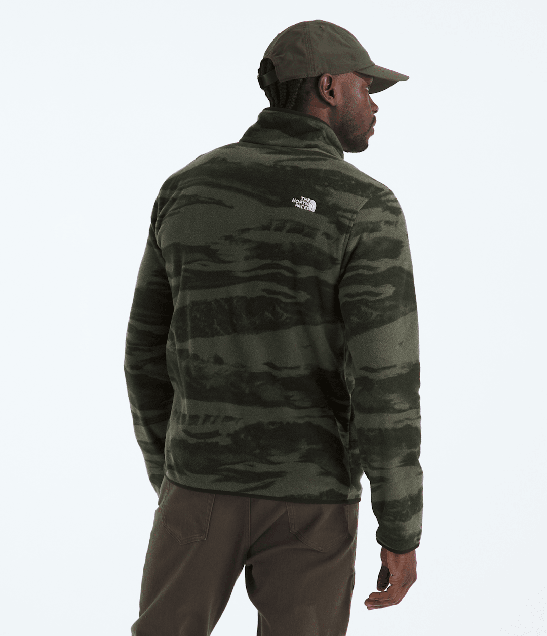 The North Face Men’s Glacier Fleece ¼-Zip—Print