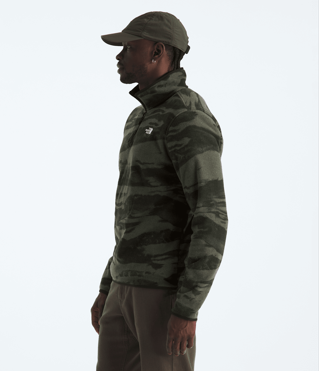 The North Face Men’s Glacier Fleece ¼-Zip—Print