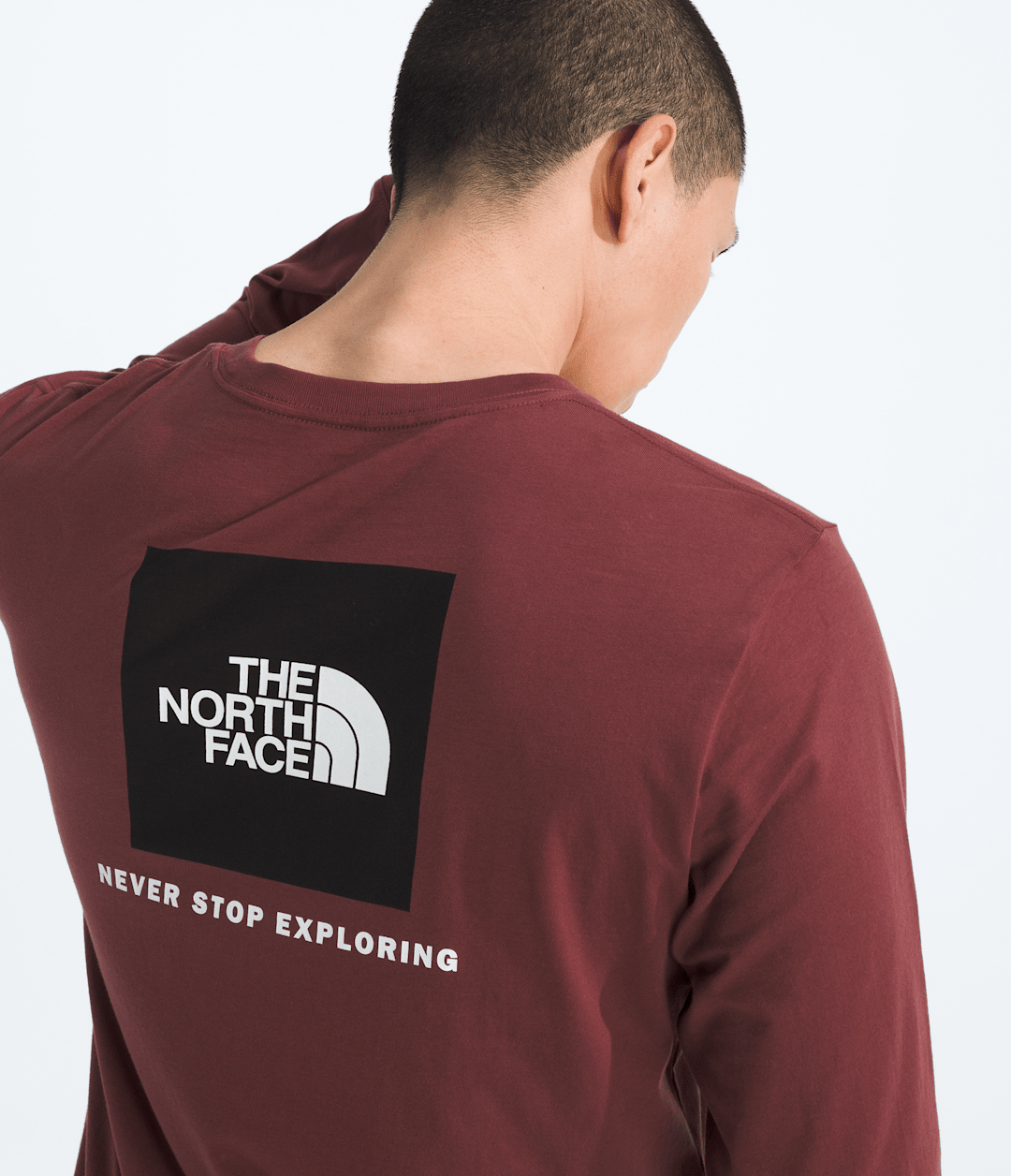 The North Face Men’s Evolution Box NSE Regular Long-Sleeve Tee
