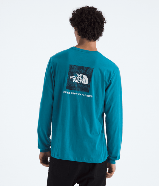 The North Face Men’s Evolution Regenerative Ink Box NSE Long-Sleeve Tee—Graphic