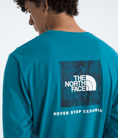 The North Face Men’s Evolution Regenerative Ink Box NSE Long-Sleeve Tee—Graphic