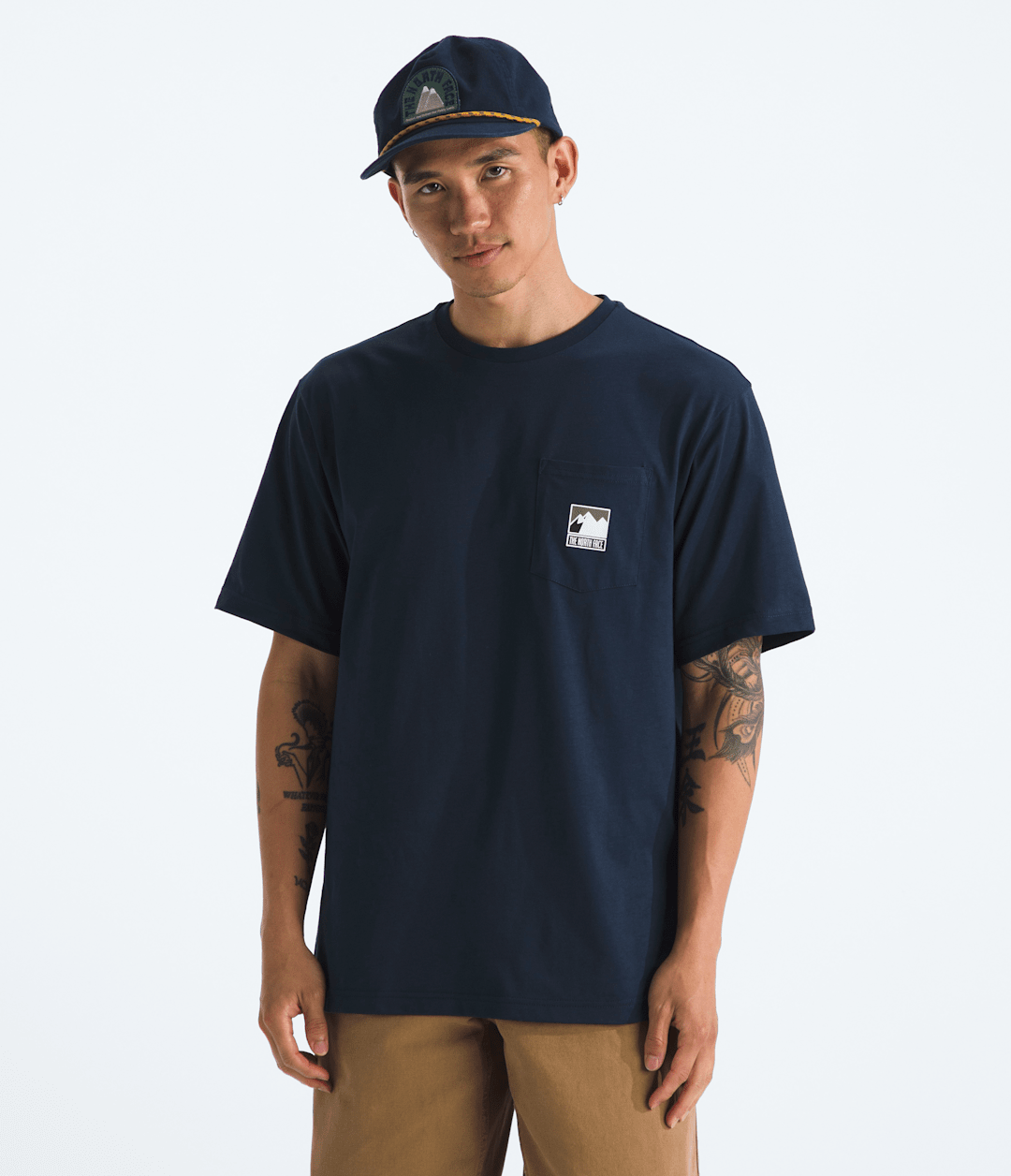 The North Face Men's Mountain Logo Relaxed Pocket Tee