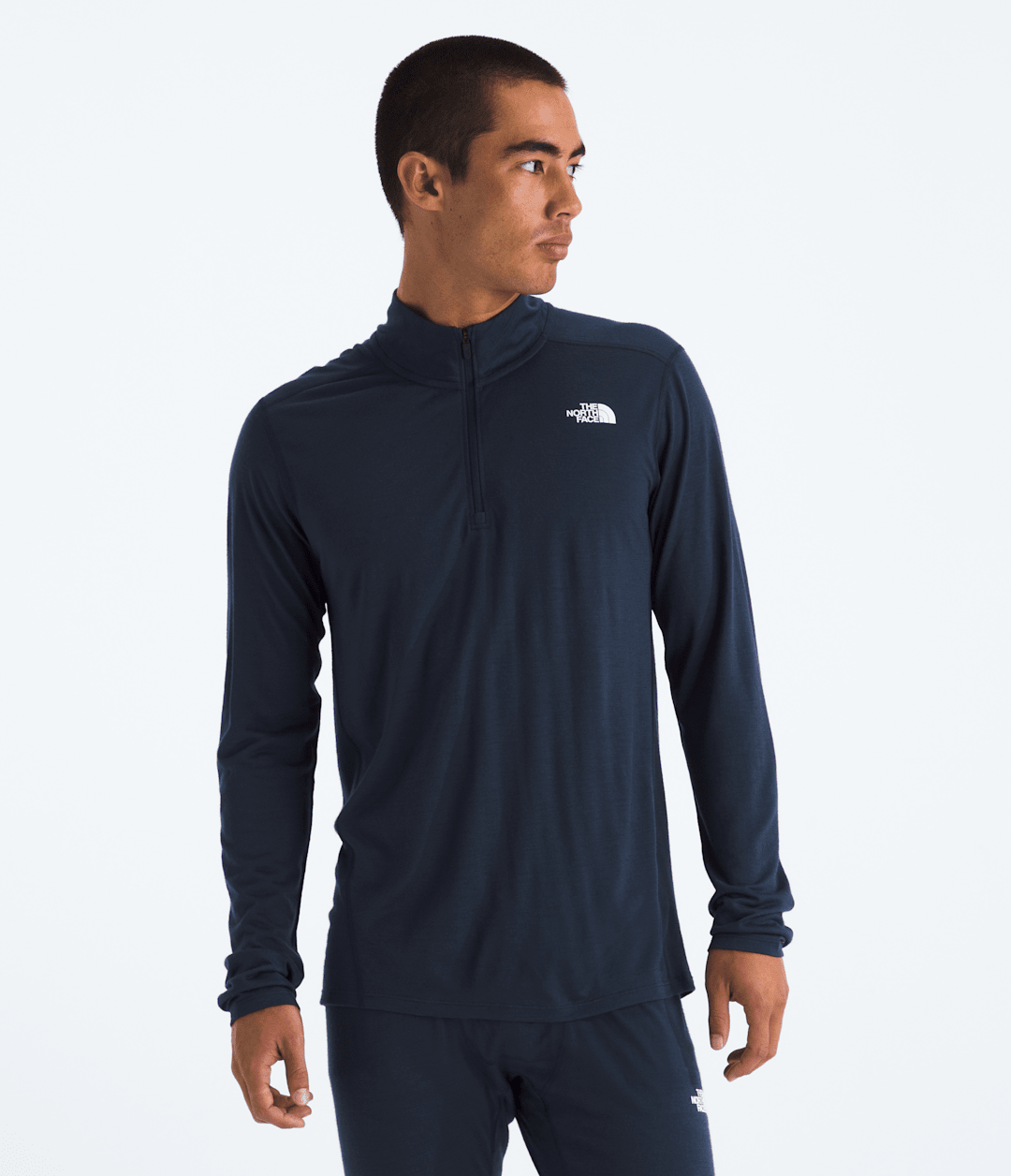 The North Face TNF X Smartwool Men’s Merino Blend 150 Long-Sleeve ¼-Zip