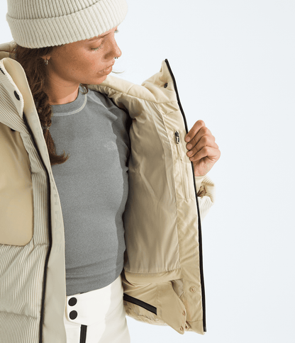 The North Face Women’s Cold Spell Corduroy Cropped Down Jacket