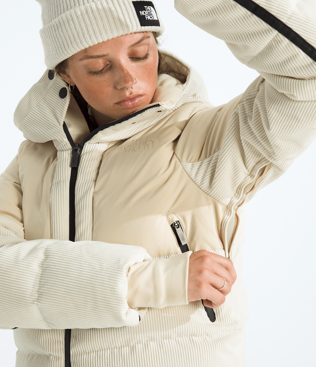 The North Face Women’s Cold Spell Corduroy Cropped Down Jacket