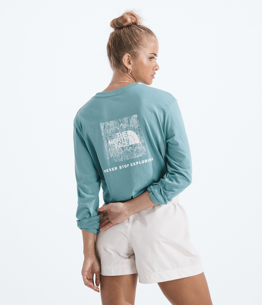 The North Face Women’s Evolution Box NSE Fill Long-Sleeve Tee—Graphic
