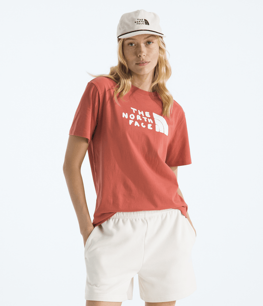 The North Face Women’s Evolution Sketch Logo Half Dome Short-Sleeve Tee—Graphic