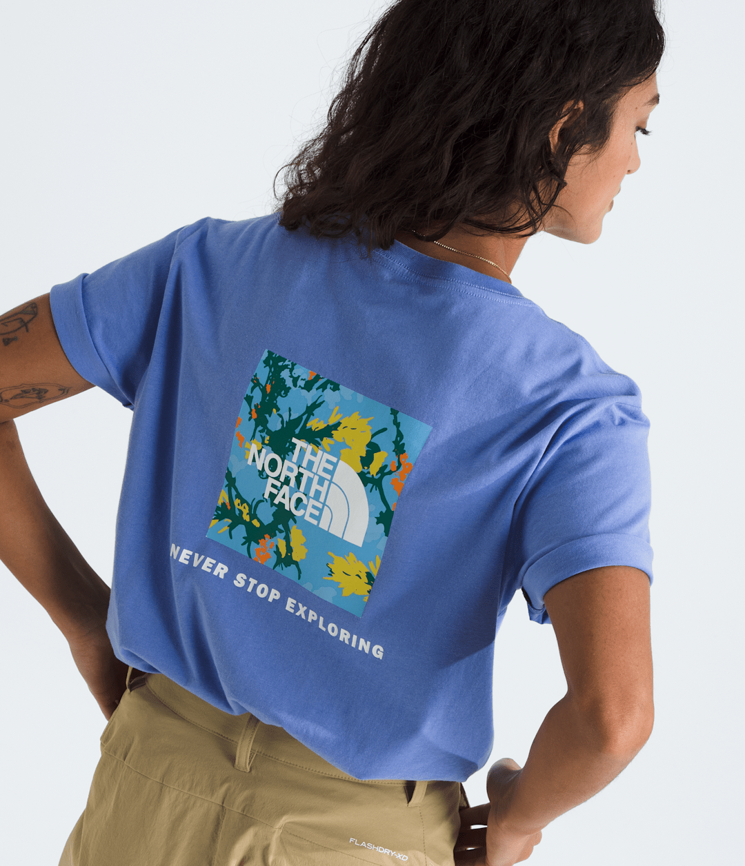 The North Face Women's Short-Sleeve Core Flower Power Box NSE Tee