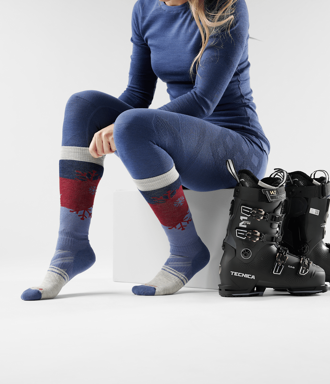 The North Face TNF X Smartwool Women's Ski Full Cushion Snowpocalypse OTC Socks