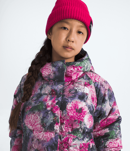 The North Face Girls’ North Down Hooded Jacket—Print