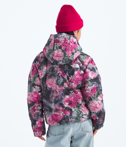 The North Face Girls’ North Down Hooded Jacket—Print