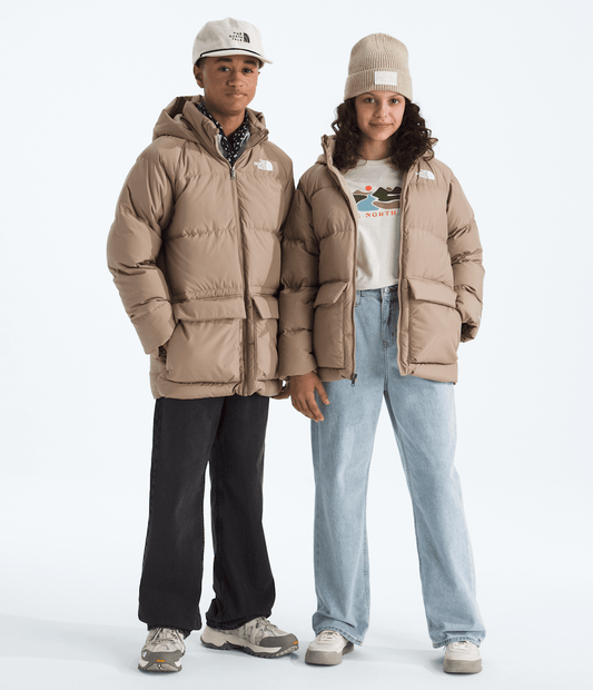 The North Face Boys’ & Girls’ North Down Fleece-Lined Short Parka