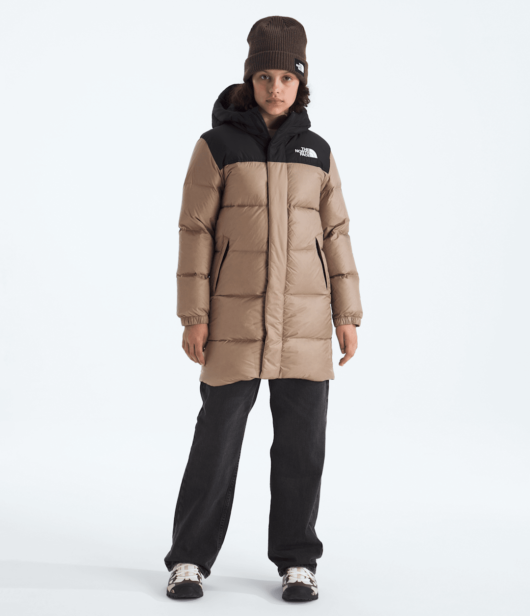 The North Face Boys’ & Girls’ Nuptse Long Parka